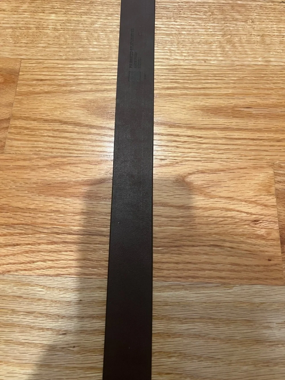 Women's Gap Pu Coated Split Leather Belt in Brown Color: Medium